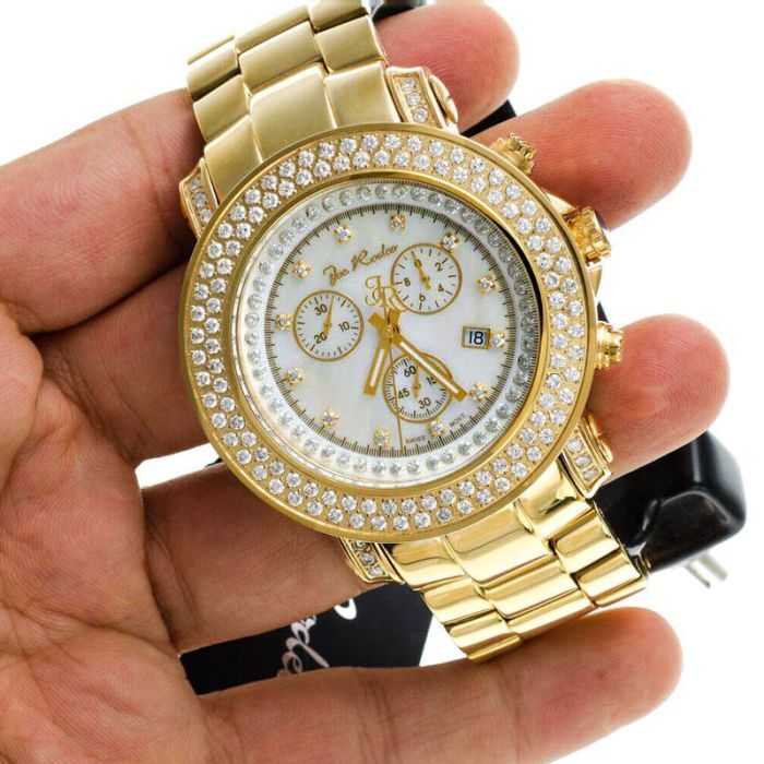 Mens Joe Rodeo Junior Diamond Gold Watch, 4.75ct #JJU48 | AJwatches